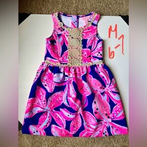 Girls lily pulitzer dress size medium 6-7